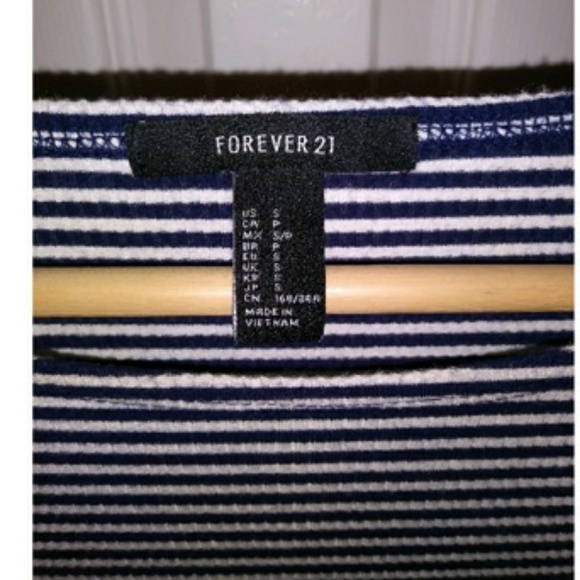 Blue & White Stripe Dress - Picture 3 of 3